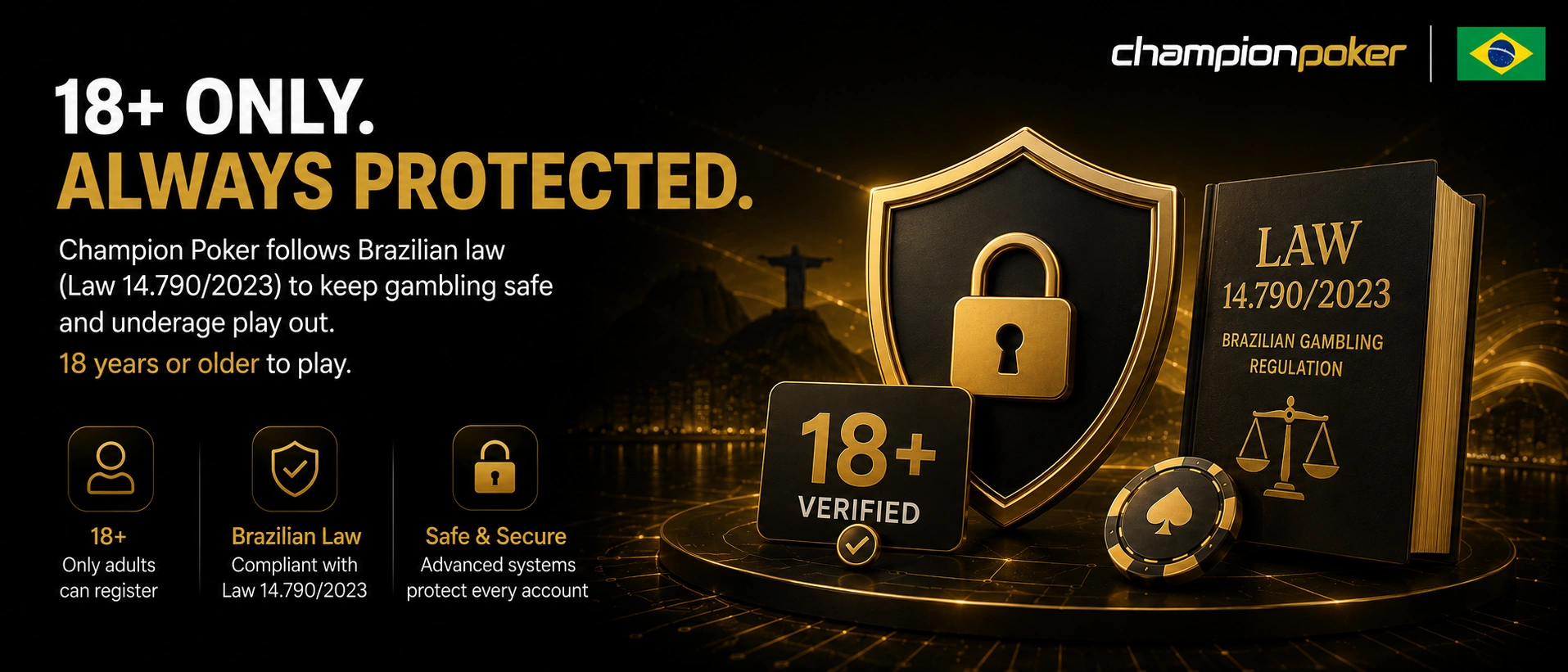 Responsible gaming tools and protection features at Champion Poker Brazil